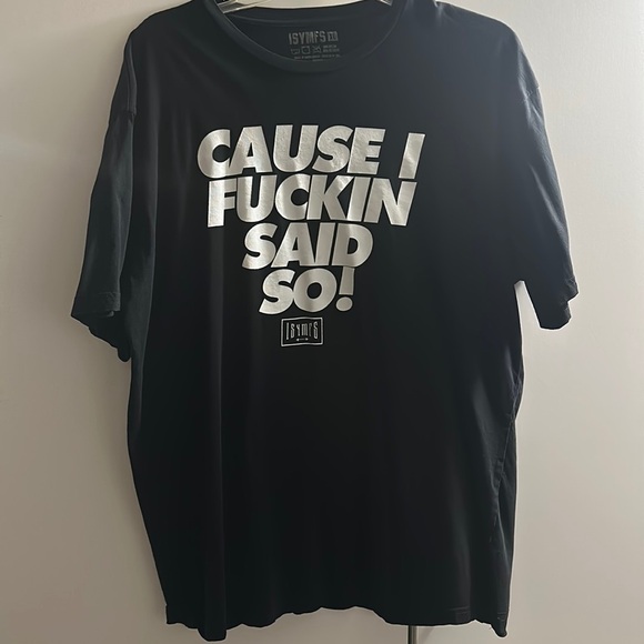 Men’s black tshirt. Worn once. XL. - Picture 1 of 5